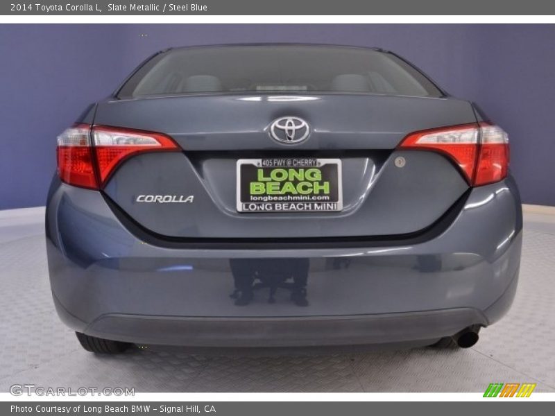 Slate Metallic / Steel Blue 2014 Toyota Corolla L