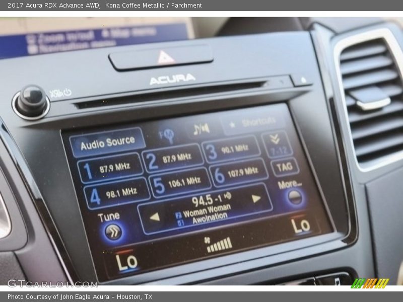 Kona Coffee Metallic / Parchment 2017 Acura RDX Advance AWD