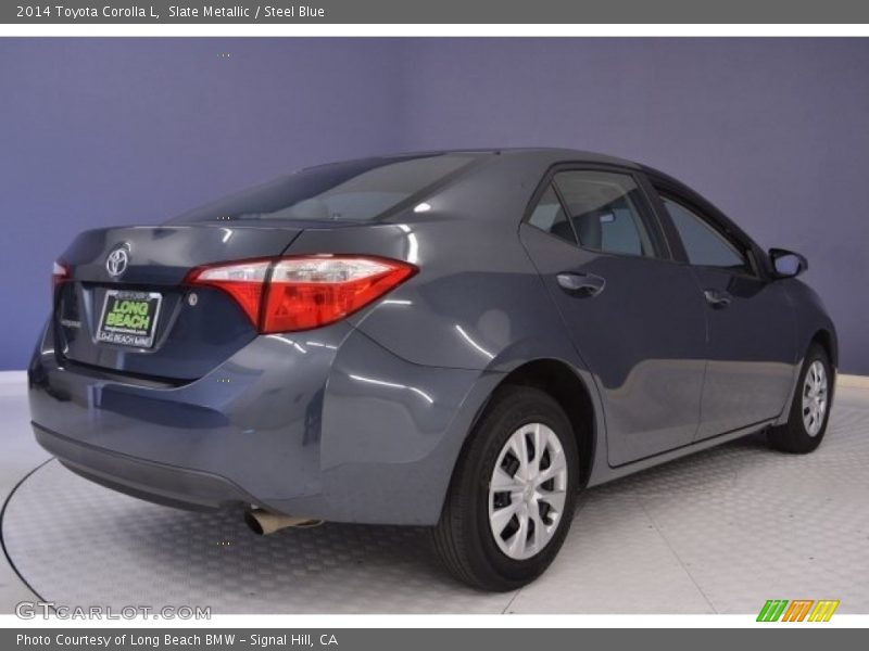 Slate Metallic / Steel Blue 2014 Toyota Corolla L