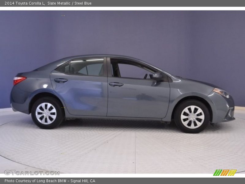 Slate Metallic / Steel Blue 2014 Toyota Corolla L