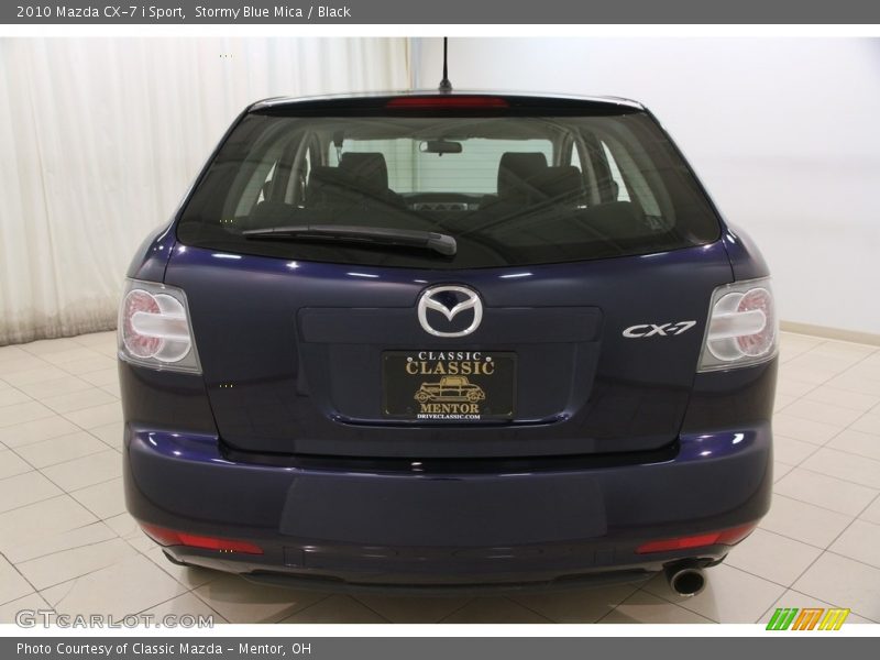 Stormy Blue Mica / Black 2010 Mazda CX-7 i Sport