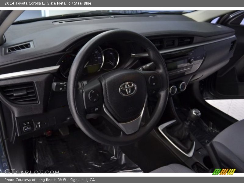 Slate Metallic / Steel Blue 2014 Toyota Corolla L