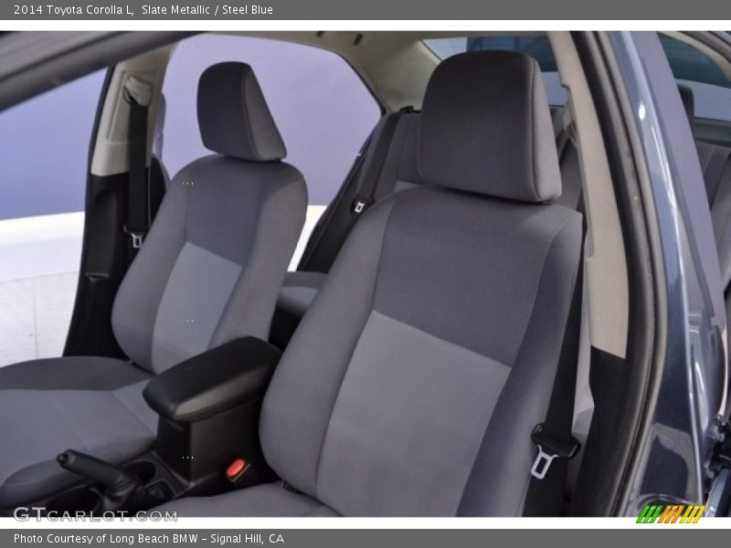 Slate Metallic / Steel Blue 2014 Toyota Corolla L