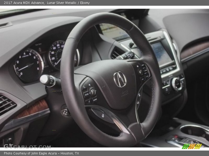 Lunar Silver Metallic / Ebony 2017 Acura MDX Advance