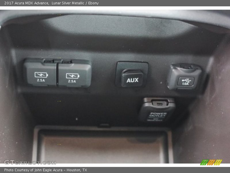 Lunar Silver Metallic / Ebony 2017 Acura MDX Advance