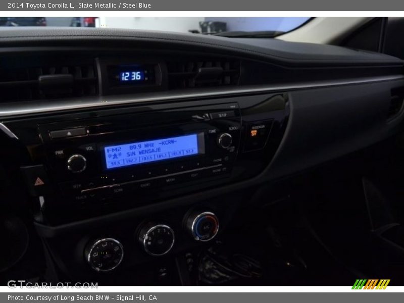 Slate Metallic / Steel Blue 2014 Toyota Corolla L