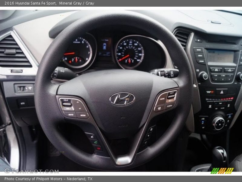 Mineral Gray / Gray 2016 Hyundai Santa Fe Sport