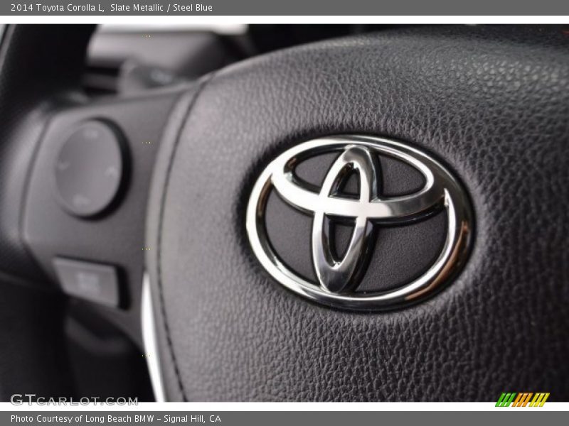 Slate Metallic / Steel Blue 2014 Toyota Corolla L