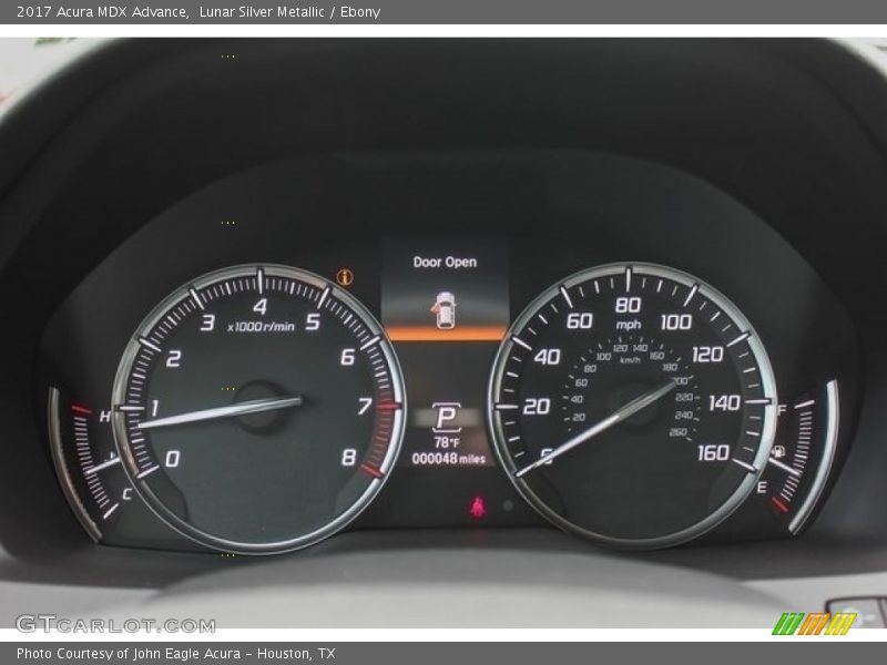 Lunar Silver Metallic / Ebony 2017 Acura MDX Advance