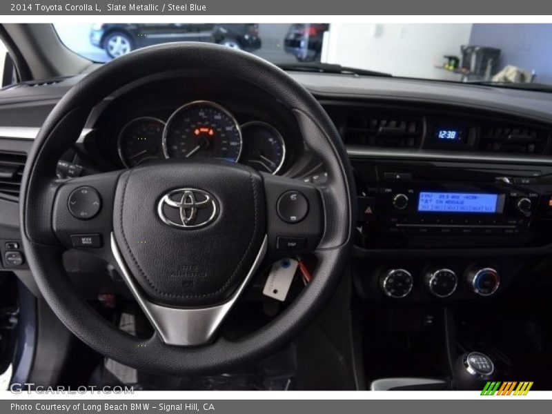 Slate Metallic / Steel Blue 2014 Toyota Corolla L