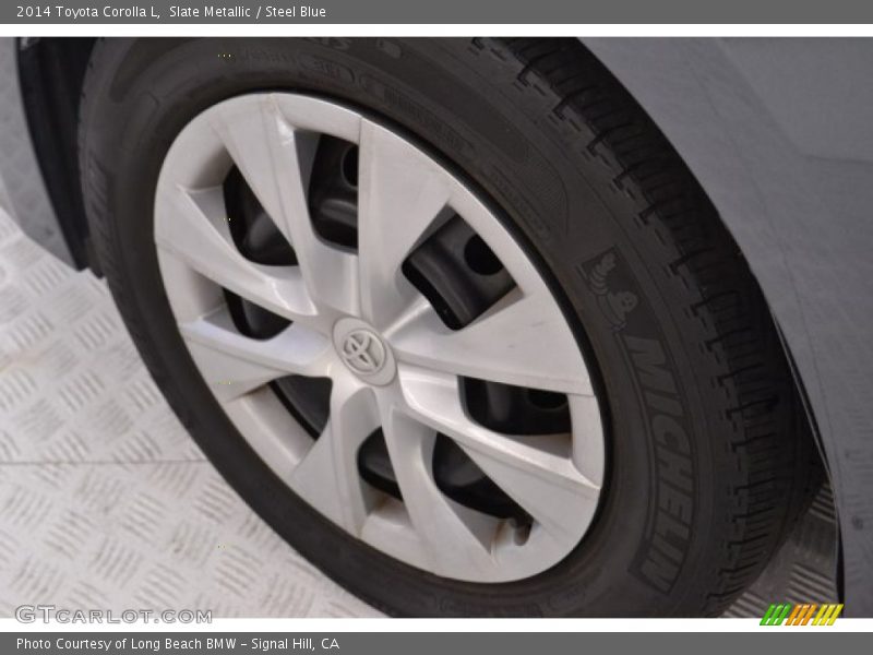 Slate Metallic / Steel Blue 2014 Toyota Corolla L