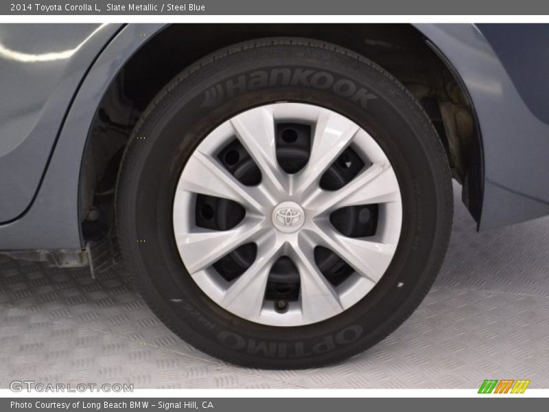 Slate Metallic / Steel Blue 2014 Toyota Corolla L