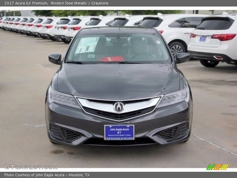 Modern Steel Metallic / Graystone 2017 Acura ILX Premium