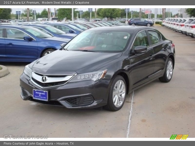 Modern Steel Metallic / Graystone 2017 Acura ILX Premium