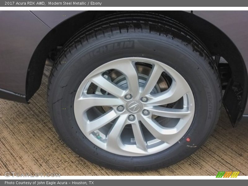 Modern Steel Metallic / Ebony 2017 Acura RDX AWD