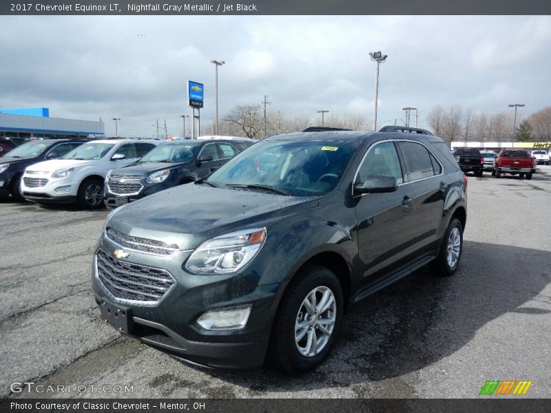 Nightfall Gray Metallic / Jet Black 2017 Chevrolet Equinox LT