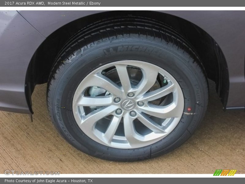 Modern Steel Metallic / Ebony 2017 Acura RDX AWD