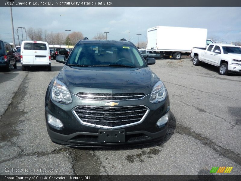 Nightfall Gray Metallic / Jet Black 2017 Chevrolet Equinox LT