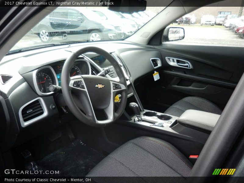 Nightfall Gray Metallic / Jet Black 2017 Chevrolet Equinox LT