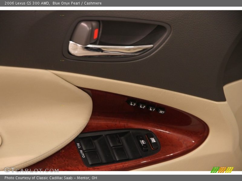 Blue Onyx Pearl / Cashmere 2006 Lexus GS 300 AWD