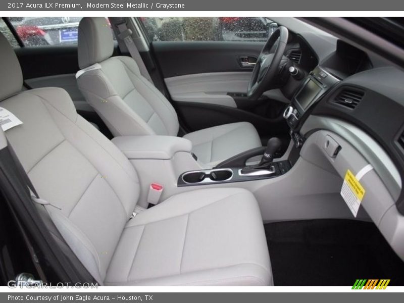 Modern Steel Metallic / Graystone 2017 Acura ILX Premium