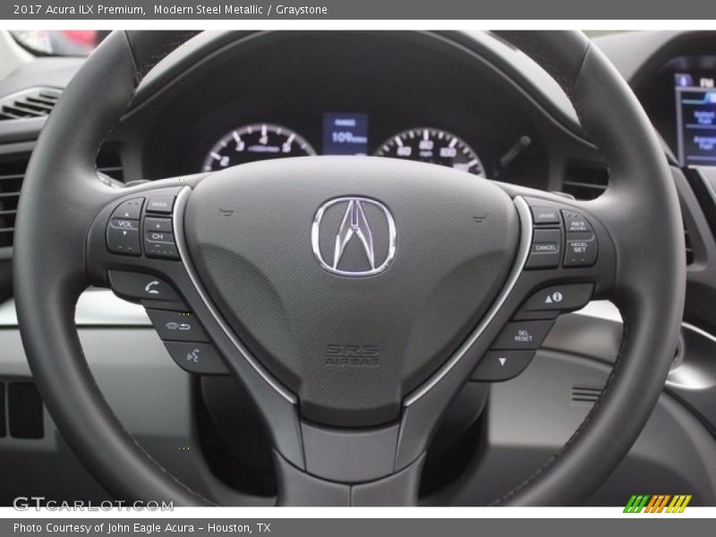 Modern Steel Metallic / Graystone 2017 Acura ILX Premium