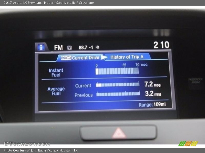 Modern Steel Metallic / Graystone 2017 Acura ILX Premium