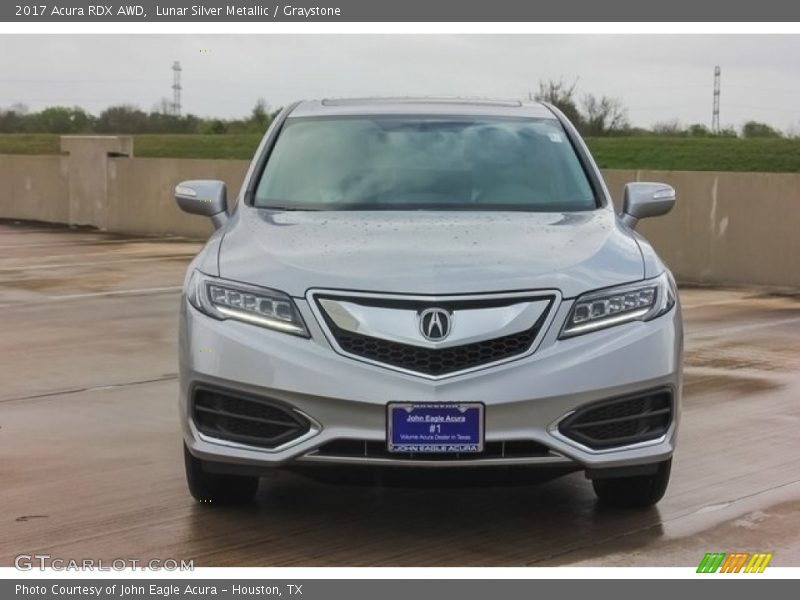 Lunar Silver Metallic / Graystone 2017 Acura RDX AWD