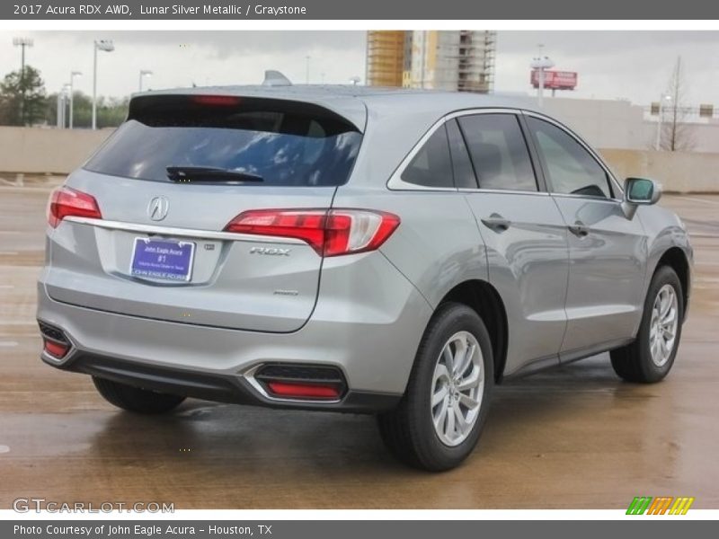 Lunar Silver Metallic / Graystone 2017 Acura RDX AWD