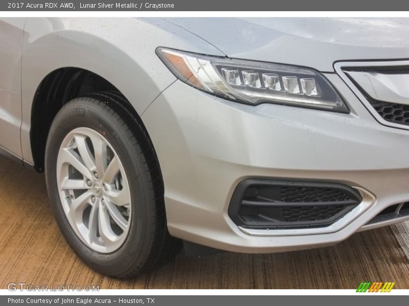 Lunar Silver Metallic / Graystone 2017 Acura RDX AWD