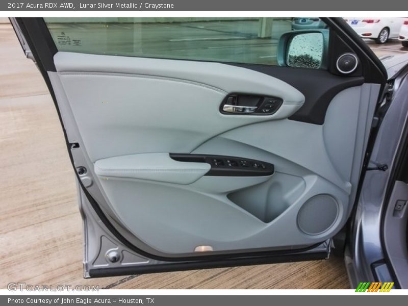 Lunar Silver Metallic / Graystone 2017 Acura RDX AWD