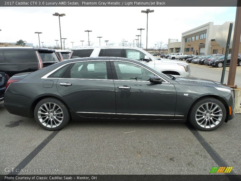 Phantom Gray Metallic / Light Platinum/Jet Black 2017 Cadillac CT6 3.6 Luxury AWD Sedan