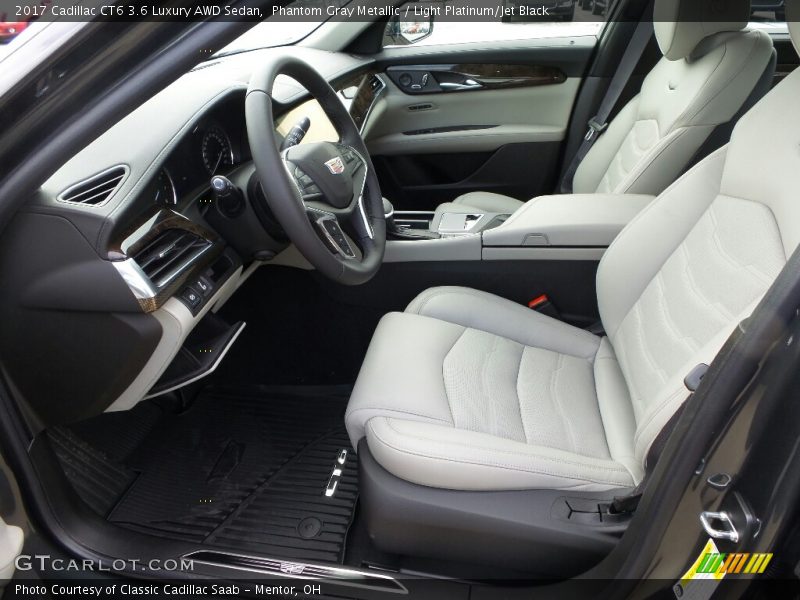 Phantom Gray Metallic / Light Platinum/Jet Black 2017 Cadillac CT6 3.6 Luxury AWD Sedan