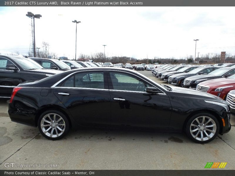 Black Raven / Light Platinum w/Jet Black Accents 2017 Cadillac CTS Luxury AWD