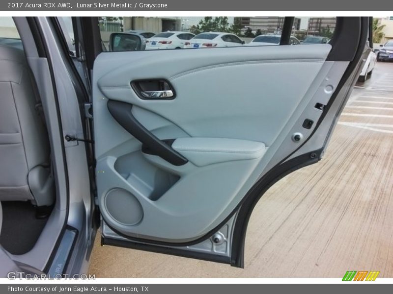 Lunar Silver Metallic / Graystone 2017 Acura RDX AWD