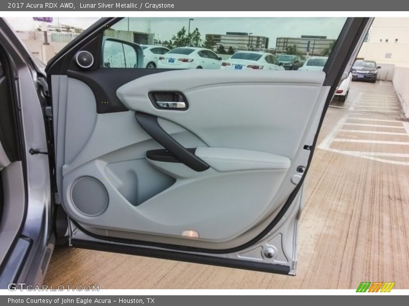 Lunar Silver Metallic / Graystone 2017 Acura RDX AWD