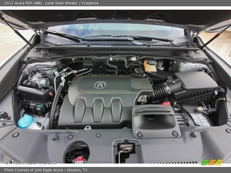 Lunar Silver Metallic / Graystone 2017 Acura RDX AWD