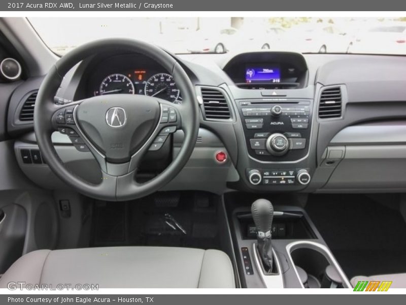 Lunar Silver Metallic / Graystone 2017 Acura RDX AWD