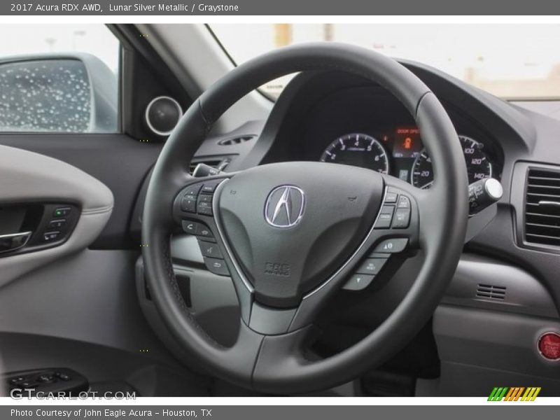 Lunar Silver Metallic / Graystone 2017 Acura RDX AWD