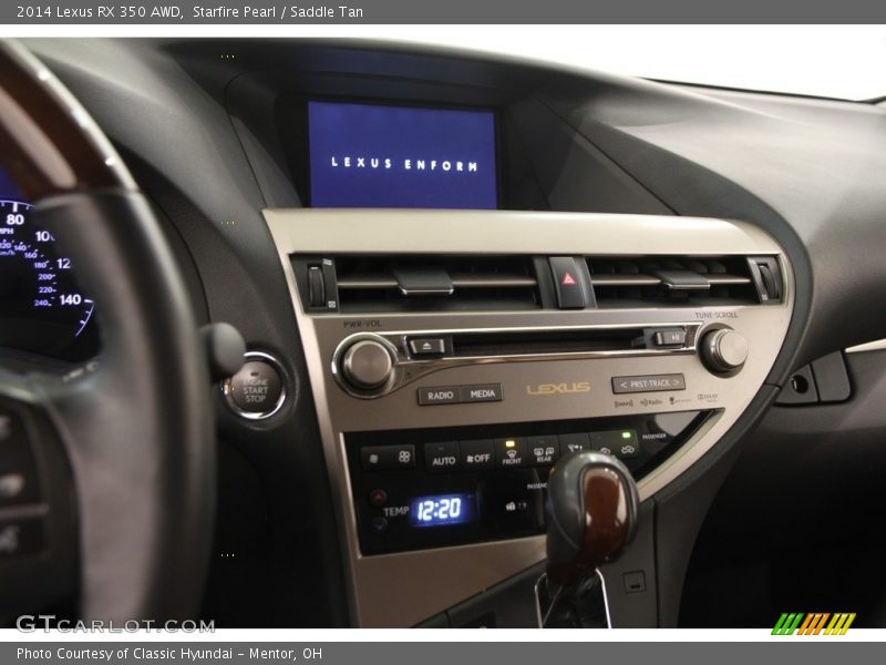 Starfire Pearl / Saddle Tan 2014 Lexus RX 350 AWD