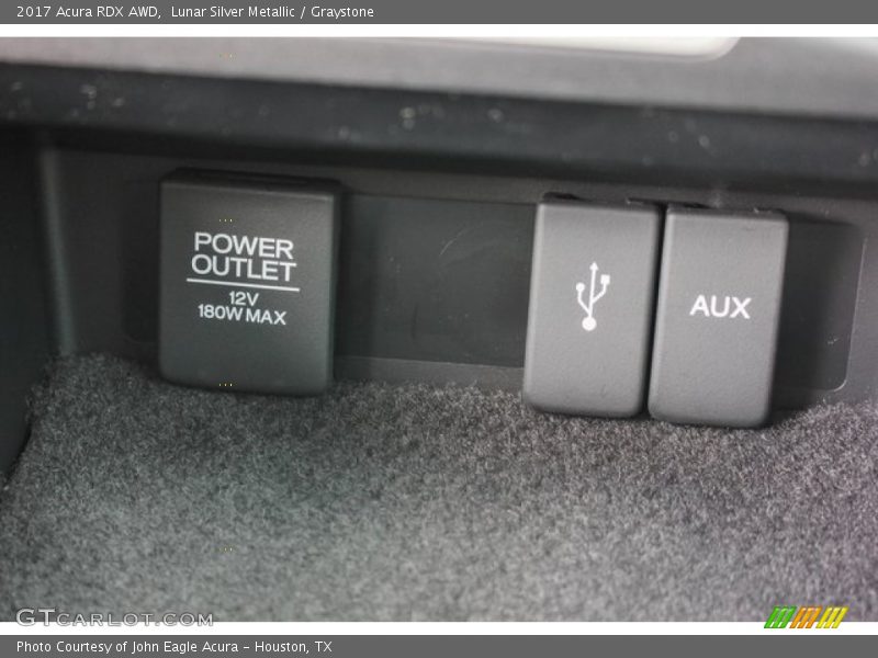 Lunar Silver Metallic / Graystone 2017 Acura RDX AWD