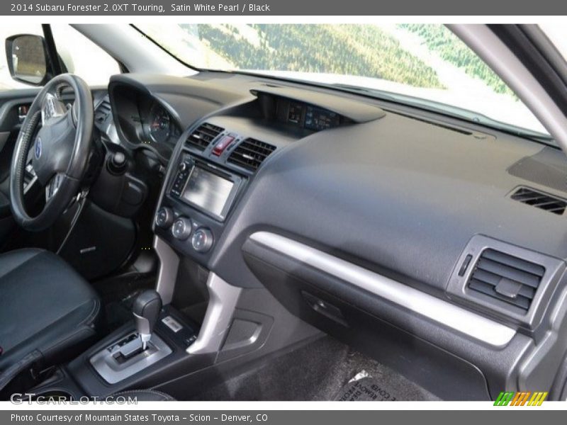 Satin White Pearl / Black 2014 Subaru Forester 2.0XT Touring
