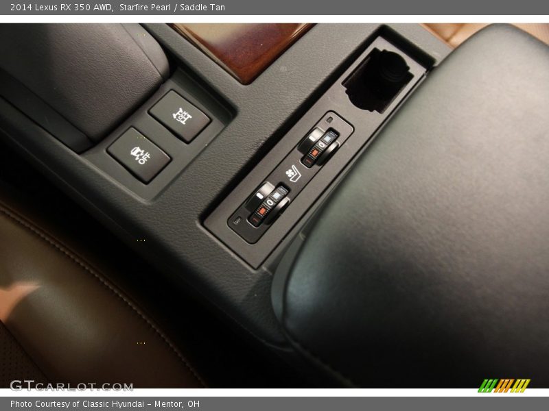 Starfire Pearl / Saddle Tan 2014 Lexus RX 350 AWD
