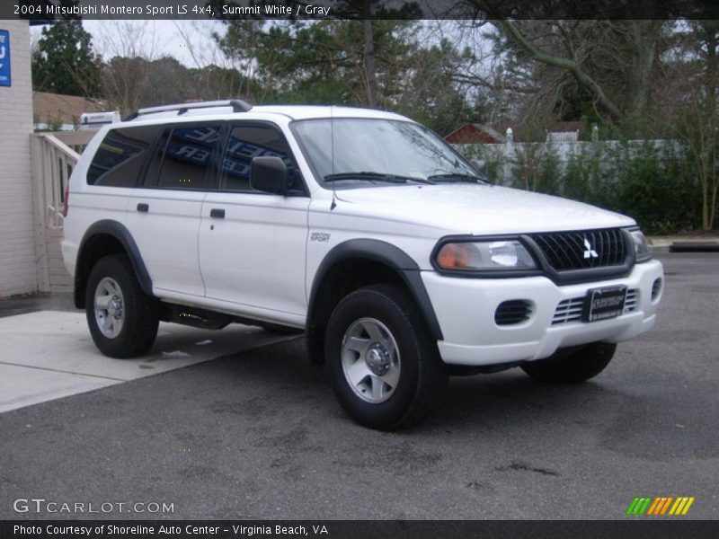Summit White / Gray 2004 Mitsubishi Montero Sport LS 4x4