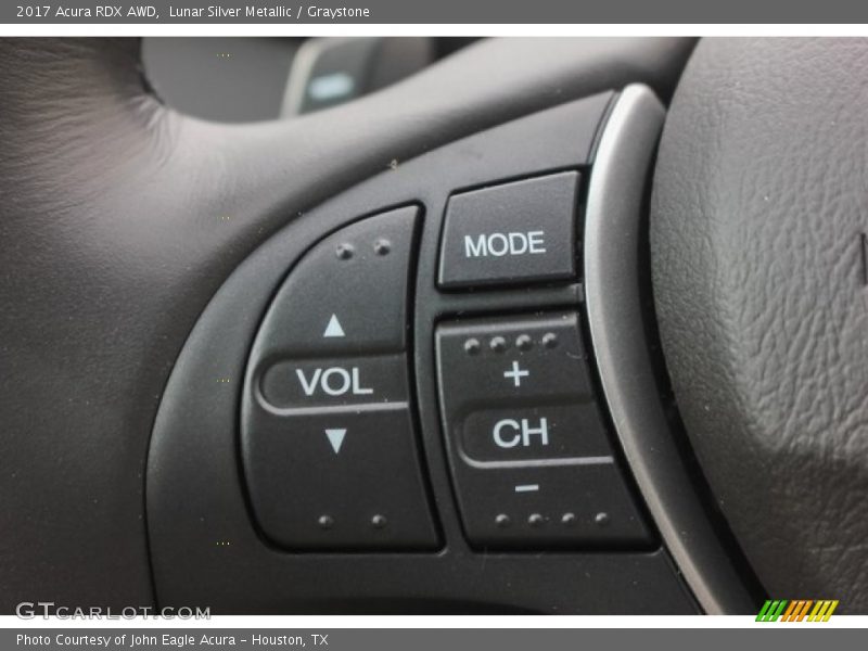 Lunar Silver Metallic / Graystone 2017 Acura RDX AWD