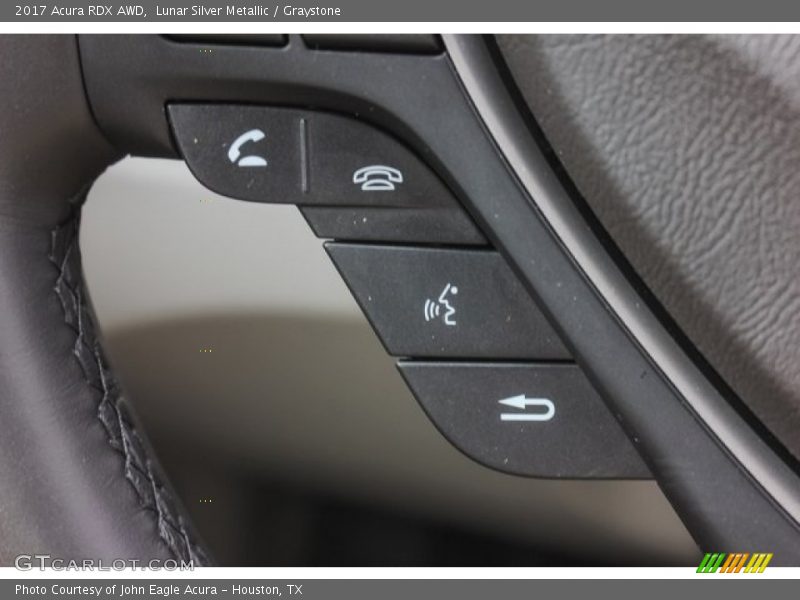 Lunar Silver Metallic / Graystone 2017 Acura RDX AWD