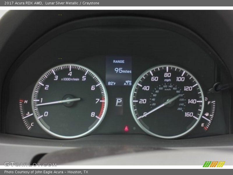 Lunar Silver Metallic / Graystone 2017 Acura RDX AWD