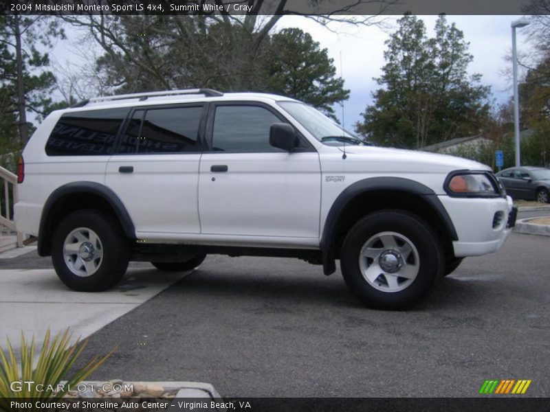 Summit White / Gray 2004 Mitsubishi Montero Sport LS 4x4