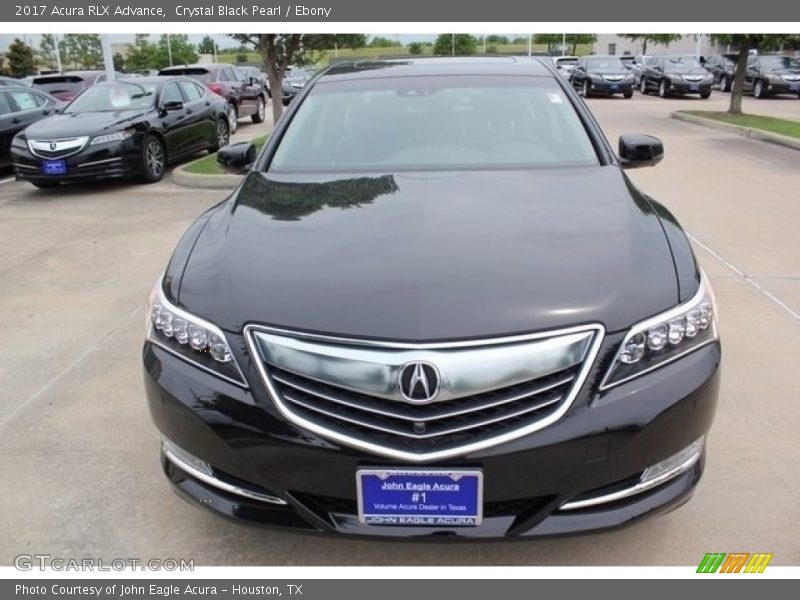 Crystal Black Pearl / Ebony 2017 Acura RLX Advance