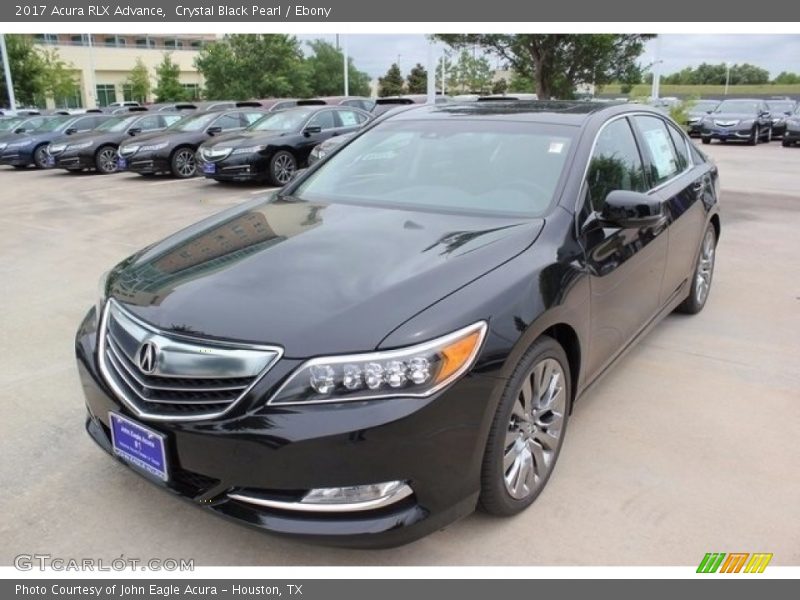 Crystal Black Pearl / Ebony 2017 Acura RLX Advance